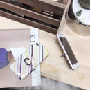 White Three Lines Case With Ring - كفر مع مسكة خاتم