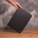 Nillkin iPad Case - Black - كفر ايباد حماية عالية - مع مكان للقلم - ووضعيتين للاستاند