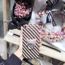 Grey Two Lines - Case With Ring - كفر مع مسكة خاتم