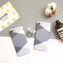 Light Dark Grey Case with Ring - كفر مع مسكة خاتم