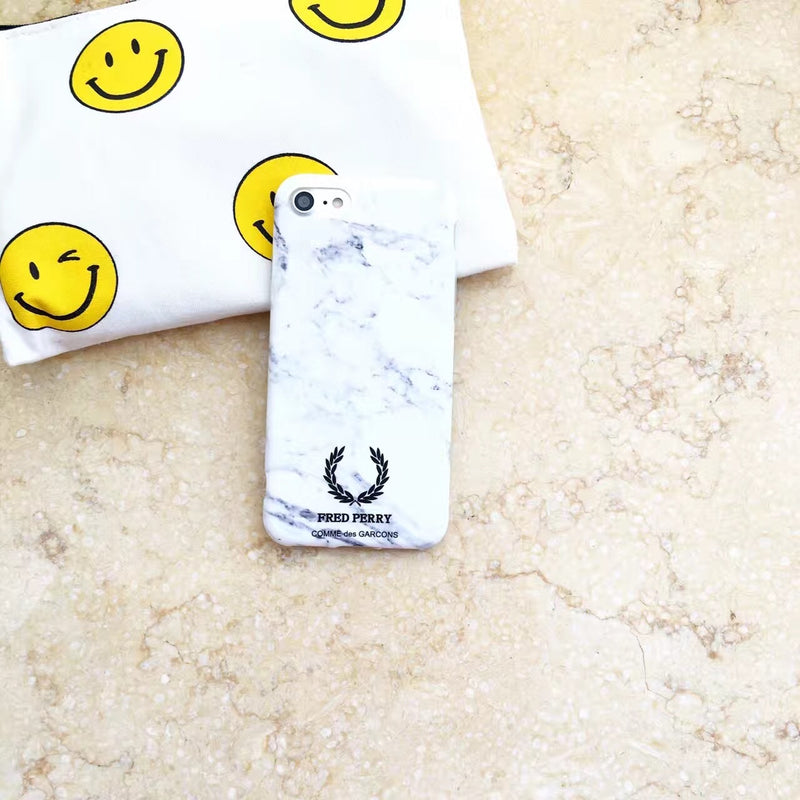 White Fred Perry Case With Ring