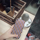 Grey Two Lines - Case With Ring - كفر مع مسكة خاتم