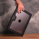 Nillkin iPad Case - Black - كفر ايباد حماية عالية - مع مكان للقلم - ووضعيتين للاستاند