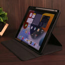 WiWu Waltz Rotative iPad Case - Black -  كفر ايباد حماية عالية - مع مكان للقلم - ووضعيتين للاستاند بالطول والعرض