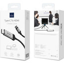 WIWU USB-C to HDMI - وصلة تايب سي من التلفزيون HDMI [H]- لاجهزة الايباد برو - الاندرويد - الماك بوك