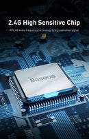 Baseus Orange Dot Wireless Presenter (Red Laser) Wireles Presenter - مؤشر ليزر - للعروض التقديمية - البرزنتيشن - مناسب لجميع انواع الاجهزة والايبادات