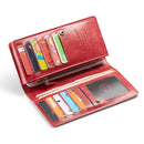 CaseMe 012 - Red - محفظة للهاتف والبطاقات والنقود - لجميع انواع الاجهزة