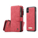 CaseMe 007 - Red - كفر ومحفظة للبطاقات والنقود