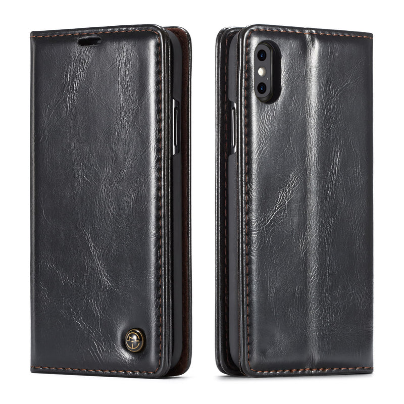CaseMe 003 - Wallet - Black - كفر محفظة وبطاقات