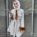 Sky Blue Leather Case with Grip, Card Slot and Strap Lanyard - كفر جلد مع مسكة ومحفظة للبطاقات والنقود وخيط سلسة علاقة