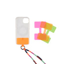 Happy-Nes - Only Phone Ring Patch - Orange - Pink - Green - for All Cases iPhone Models - خاتم دائري مع علاقة - هابي نيس - لتعليق الاستراب بالكفر