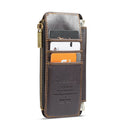 CaseMe 011 - Brown - كفر ومسكة ومحفظة للبطاقات والنقود