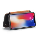 CaseMe 011 - Brown - كفر ومسكة ومحفظة للبطاقات والنقود