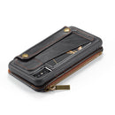 CaseMe 011 - Brown - كفر ومسكة ومحفظة للبطاقات والنقود