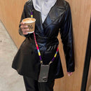 Happy-Nes - The Original Adjustable Phone Strap - Plum Adjustable Strap - With or Without Case - خيط علاقة - صناعة يدوية تركية - يمكنكم اختيار مع كفر او بدون كفر فقط خيط علاقة