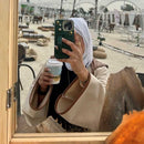 Dark Green Leather Case with Grip, Card Slot and Strap Lanyard - كفر جلد مع مسكة ومحفظة للبطاقات والنقود وخيط سلسة علاقة