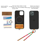 Happy-Nes - Trendy Standard Size Phone Straps - Aqua Girl Strap - With or Without Case - خيط علاقة - صناعة يدوية تركية - يمكنكم اختيار مع كفر او بدون كفر فقط خيط علاقة