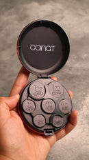 Coinat Aluminum Wallet - Red - احمر - كوينات محفظة القطع النقدية