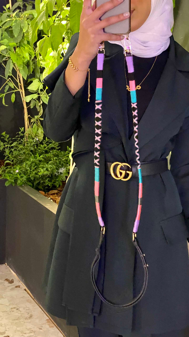 Happy-Nes - The Original Adjustable Phone Strap - Princess Adjustable Strap - With or Without Case - خيط علاقة - صناعة يدوية تركية - يمكنكم اختيار مع كفر او بدون كفر فقط خيط علاقة