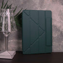 WiWu Transformers iPad Folio Case - Midnight Green - كفر ايباد حماية عالية - اكثر من وضعية للاستاند
