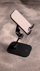hoco Double Folding Desktop Stand [4.7"-13"] [PH34] - White [H]- ستاند مكتبي - هوكو - لجميع انواع الاجهزة