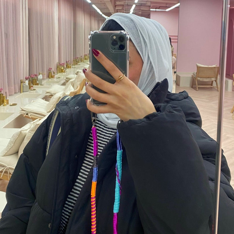 Happy-Nes - Trendy Standard Size Phone Straps - Crazy Summer Strap - With or Without Case - خيط علاقة - صناعة يدوية تركية - يمكنكم اختيار مع كفر او بدون كفر فقط خيط علاقة