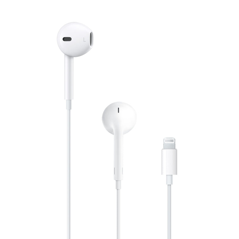 Apple EarPods with Lightning Connector - سماعة ابل - الاصلية - منفذ شحن الجهاز اللايتينينغ - كفالة 12 شهر
