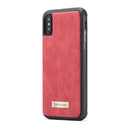 CaseMe 007 - Red - كفر ومحفظة للبطاقات والنقود