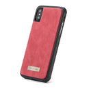 CaseMe 007 - Red - كفر ومحفظة للبطاقات والنقود