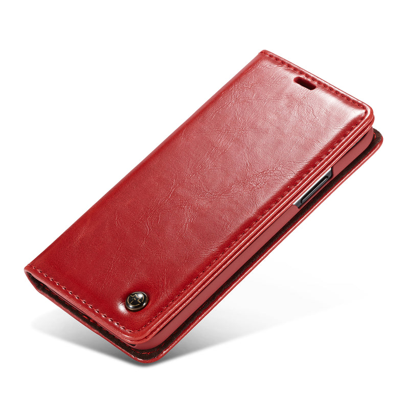 CaseMe 003 - Wallet - Red - كفر محفظة وبطاقات