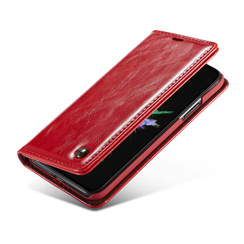 CaseMe 003 - Wallet - Red - كفر محفظة وبطاقات