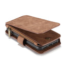 CaseMe 007 - Brown - كفر ومحفظة للبطاقات والنقود