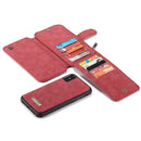 CaseMe 007 - Red - كفر ومحفظة للبطاقات والنقود