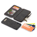 CaseMe 007 - Black - كفر ومحفظة للبطاقات والنقود