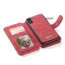 CaseMe 007 - Red - كفر ومحفظة للبطاقات والنقود