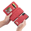 CaseMe 007 - Red - كفر ومحفظة للبطاقات والنقود