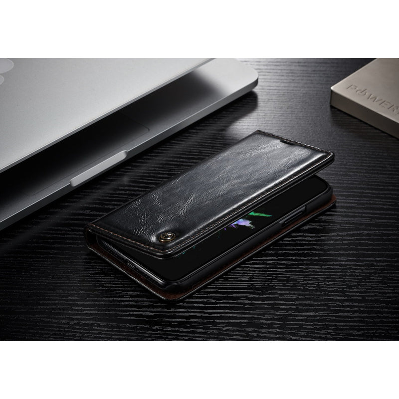 CaseMe 003 - Wallet - Black - كفر محفظة وبطاقات