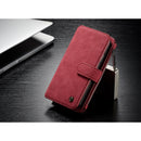 CaseMe 007 - Red - كفر ومحفظة للبطاقات والنقود