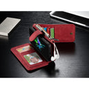 CaseMe 007 - Red - كفر ومحفظة للبطاقات والنقود