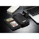 CaseMe 007 - Black - كفر ومحفظة للبطاقات والنقود