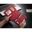 CaseMe 007 - Red - كفر ومحفظة للبطاقات والنقود