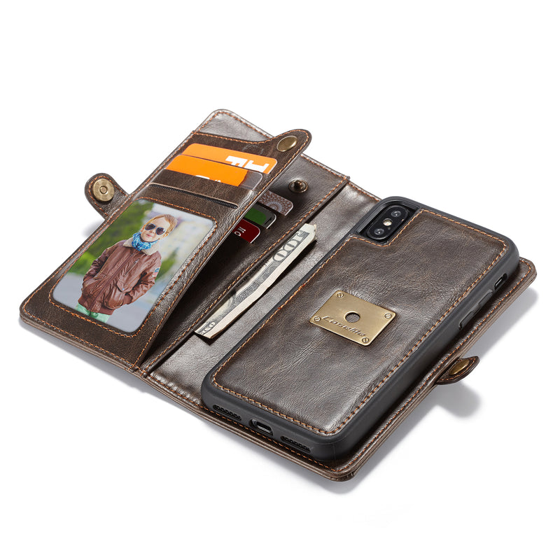 CaseMe Q1 Wallet - كفر محفظة وبطاقات وميدالية
