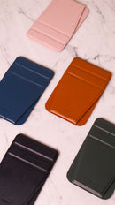 Uniq Lyft Magnetic Phone Stand & Card Holder - Black - مسكة وستاند جانبي ورأسي ومحفظة للبطاقات - يونيك