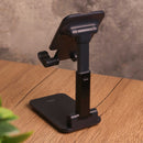 hoco Carry Folding desktop holder stand [PH29A] - Black [H]- ستاند مكتي - هوكو - لجميع الاجهزة