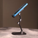 hoco Double Folding Desktop Stand [4.7"-13"] [PH34] - White [H]- ستاند مكتبي - هوكو - لجميع انواع الاجهزة