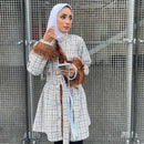 Sky Blue Leather Case with Grip, Card Slot and Strap Lanyard - كفر جلد مع مسكة ومحفظة للبطاقات والنقود وخيط سلسة علاقة