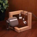 Uniq Vencer Silicone Hang Case - Airpods 3 - 2021 - DARK SAND (BEIGE) - كفر حماية - سماعة ابل ايربودز 3 - 2021 - مع ميدالية وخيط علاقة