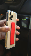 Red Grip, Horizontal, Vertical and Magnetic Stand - مسكة وستاند جانبي ورأسي ومغناطيس للسيارة