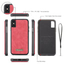 CaseMe 007 - Red - كفر ومحفظة للبطاقات والنقود