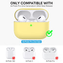 Ahastyle Silicone Case With Strap - Apple AirPods Pro 2/3- Yellow - كفر حماية مع ستراب - سماعة ابل ايربودز برو 3/2